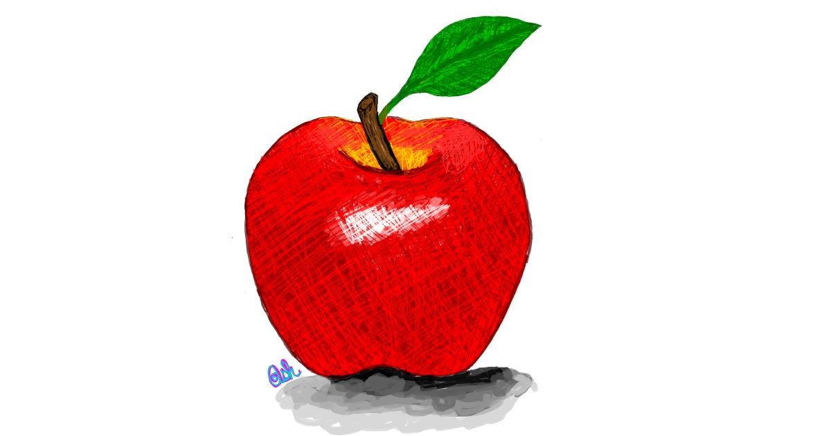 Drawing of Apple by Ashley Drawize Gallery!