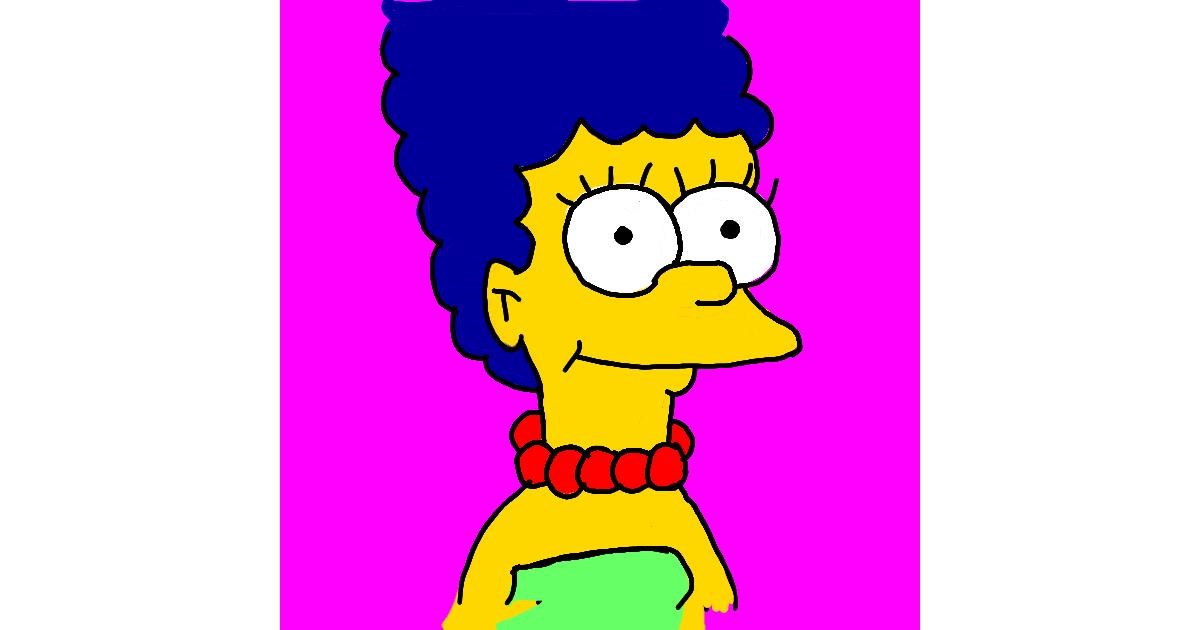 Drawing of Marge Simpson by MaRi Drawize Gallery!