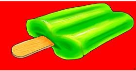 Drawing of Popsicle by Swimmer 