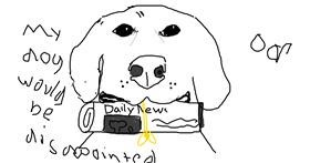 Drawing of Newspaper by BRODY SMELLS