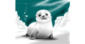 Drawing of Seal by Чай