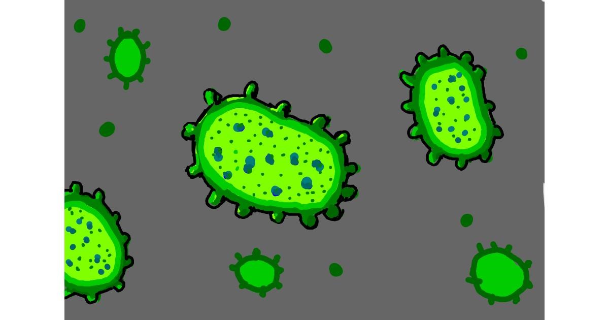 Drawing of Bacteria by Mat Drawize Gallery!