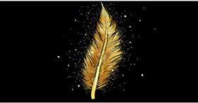 Drawing of Feather by Eclat de Lune