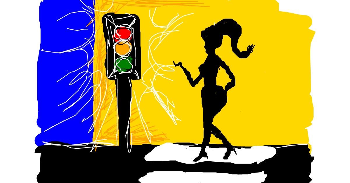 Traffic light Drawing by Paranoia - Draw and Guess Gallery!