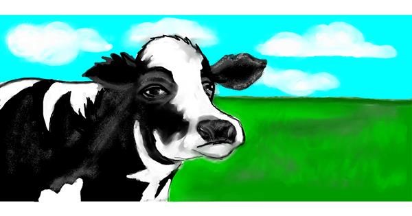 Drawing of Cow by DebbyLee - Drawize Gallery!