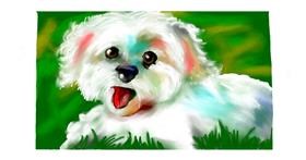 Drawing of Dog by DebbyLee