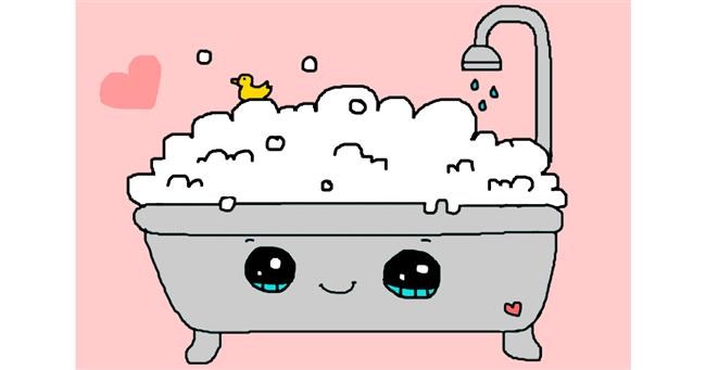 Draw in hot sale the tub