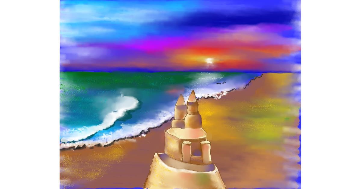 Drawing of Sand castle by Cec - Drawize Gallery!