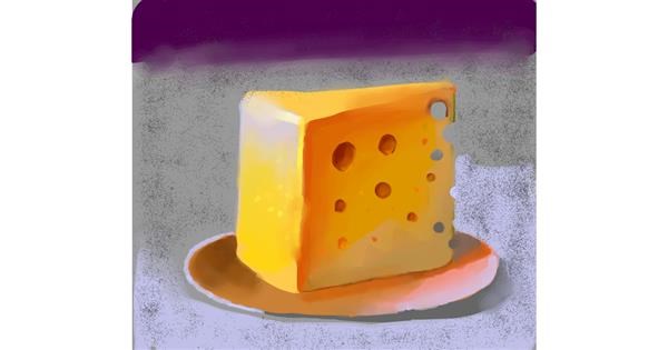 Drawing of Cheese by Ja - Drawize Gallery!