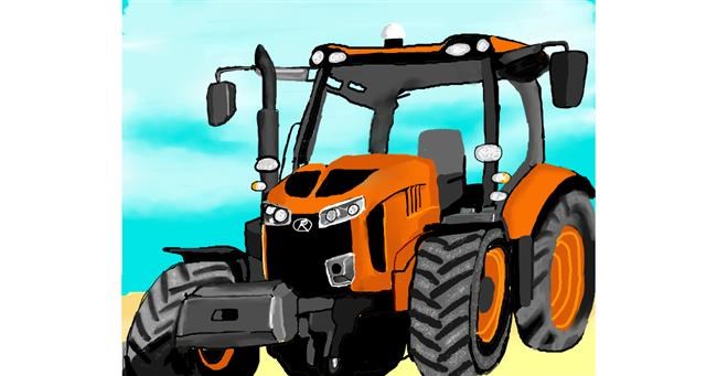 Drawing of Tractor by IThinkWereDoomed