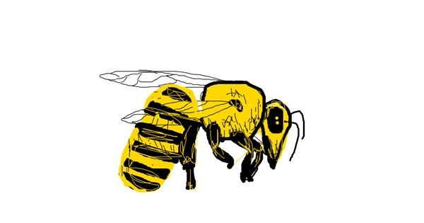 Bee Drawing by Angel - Drawize Gallery!