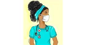 Drawing of Nurse by GreyhoundMama