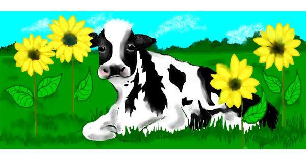 Drawing of Cow by DebbyLee - Drawize Gallery!