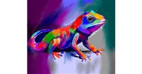 Drawing of Lizard by Yasi