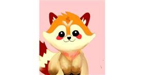 Drawing of Red Panda by NewThemesPlease