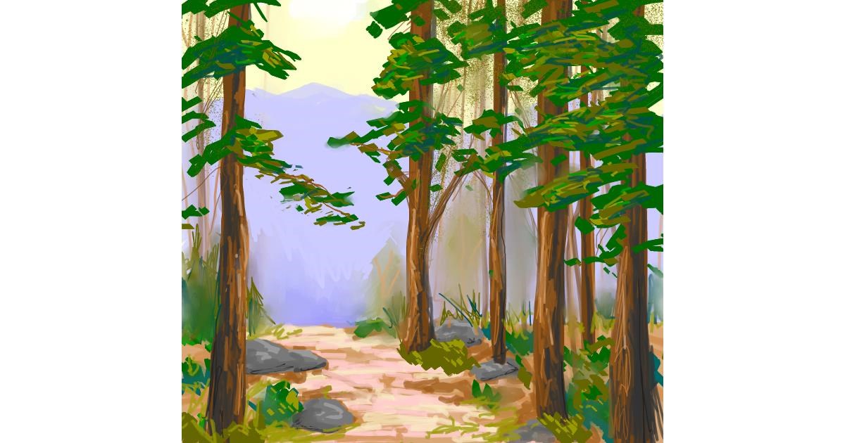 Drawing of Forest by Scott Drawize Gallery!