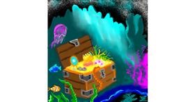 Drawing of Treasure chest by Not.Old.Train