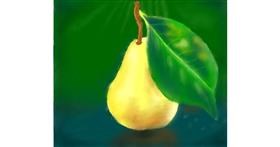 Drawing of Pear by Yasi