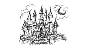 Drawing of Castle by HAHA