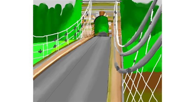 Drawing of Bridge by IThinkWereDoomed