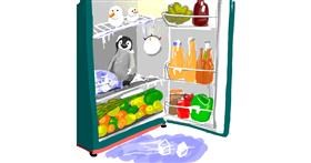 Drawing of Refrigerator by Soh