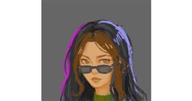 Drawing of Sunglasses by Elli654