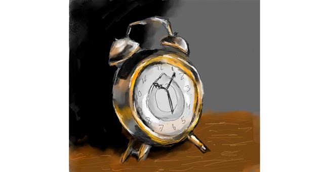 Drawing of Alarm clock by emrys