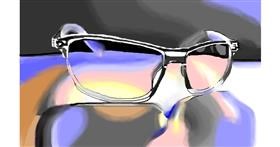 Drawing of Glasses by Edgar