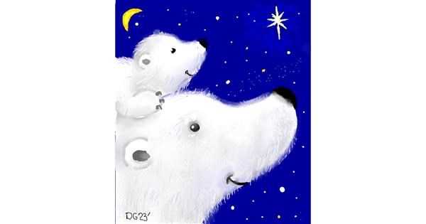 Drawing of Polar Bear by GreyhoundMama - Drawize Gallery!