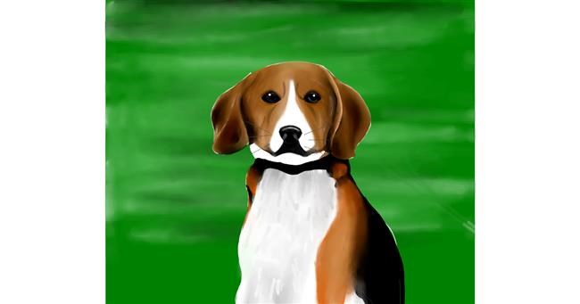 Drawing of Dog by Grissyy