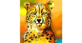 Drawing of Cheetah by hatts