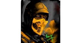 Drawing of Scorpion by Arif