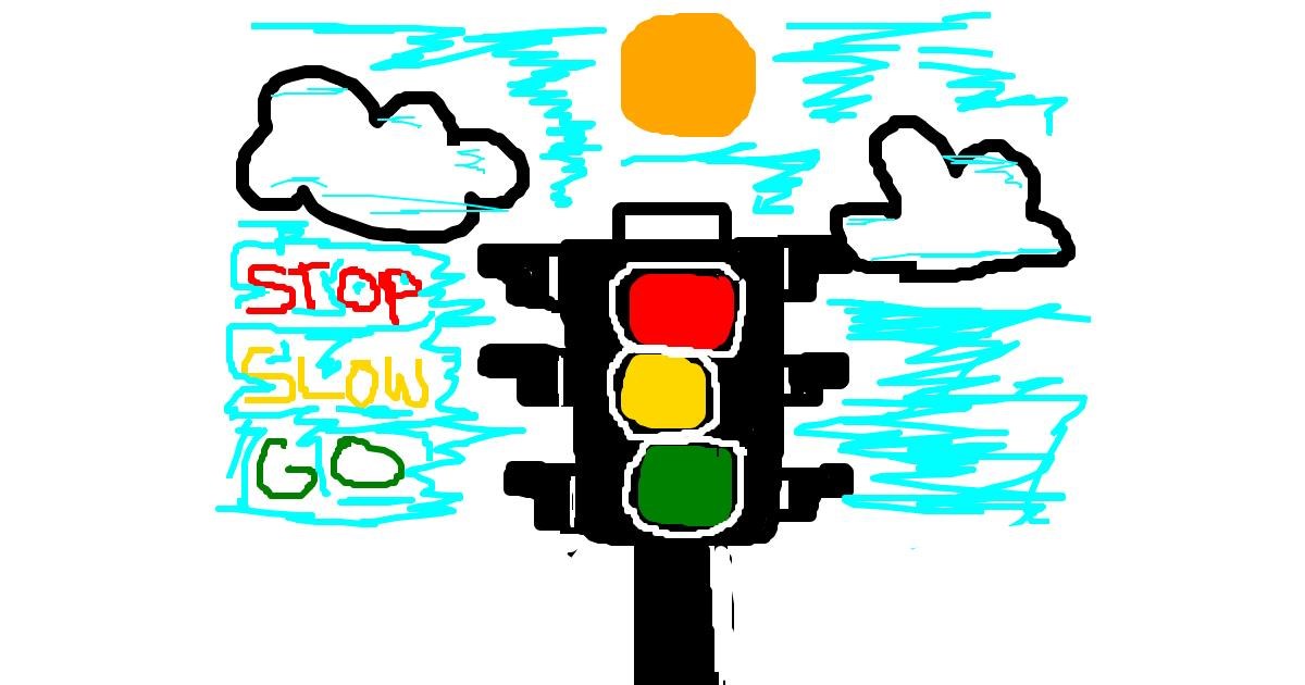 Drawing of Traffic light by MPK - Drawize Gallery!