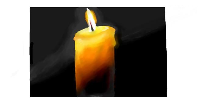 Drawing of Candle by DebbyLee