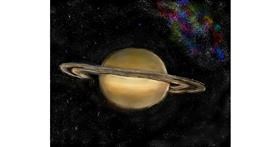 Drawing of Saturn by emrys