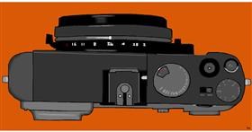 Drawing of Camera by Swimmer 