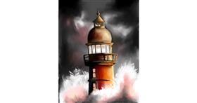 Drawing of Lighthouse by ⋆su⋆vinci彡