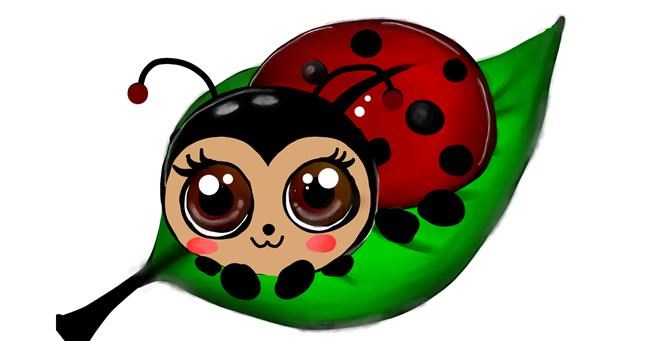 Drawing of Ladybug by Sasha