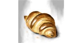 Drawing of Croissant by Яandi