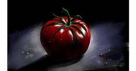 Drawing of Tomato by Chaching