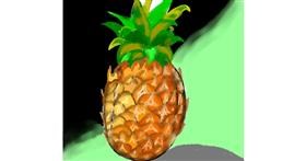 Drawing of Pineapple by Not.Old.Train