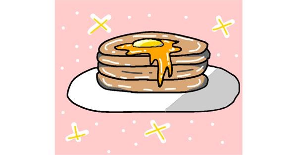  Pancakes Drawing - Gallery and How to Draw Videos 