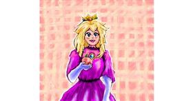 Drawing of Peach by 新キノコ