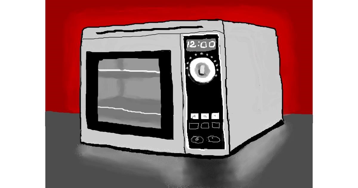 Drawing of Microwave by Debidolittle - Drawize Gallery!