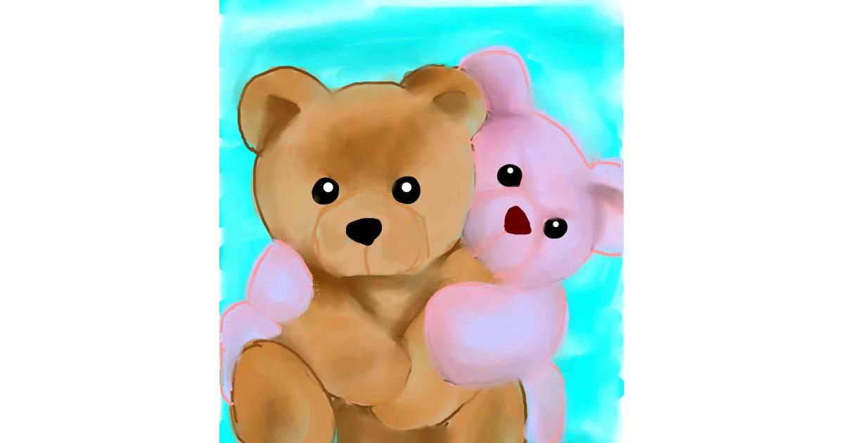 Drawing of Teddy bear by Bumblebee - Drawize Gallery!