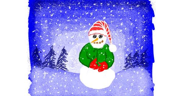 Snowman Drawing Gallery And How To Draw Videos