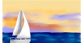 Drawing of Sailboat by neko