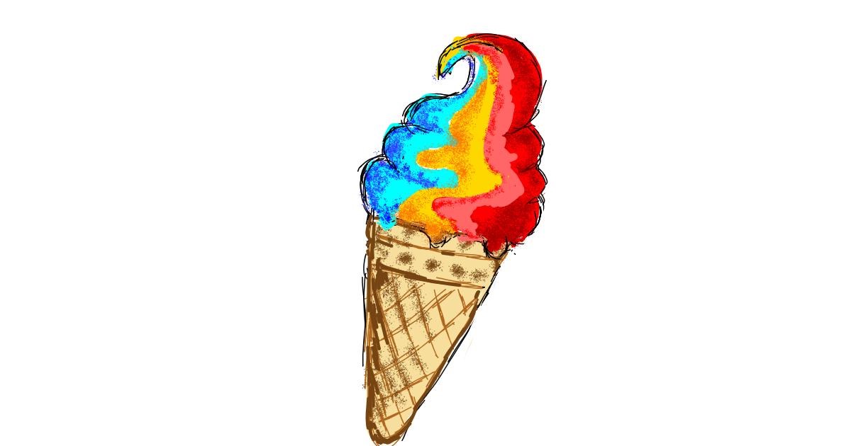 Ice Cream Drawing By Lsk Drawize Gallery