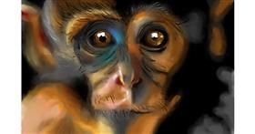 Drawing of Monkey by Edgar