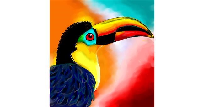 Drawing of Toucan by £€¥€